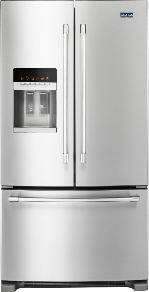 Maytag - 24.7 Cu. Ft. French Door Refrigerator - Stainless steel