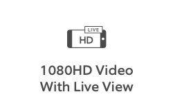 1080p HD video with live view