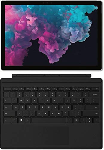 Microsoft 2019 Surface Pro 6 12.3 (2736x1824) PixelSense 267 PPI 10-Point Touch Display Tablet PC W/Surface Type Cover, Intel Quad Core 8th Gen i5-8250U, 8GB RAM, 128GB SSD, Windows 10, Platinum