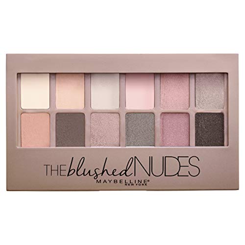 Maybelline The Blushed Nudes Eyeshadow Palette Makeup, 0.34 Ounce