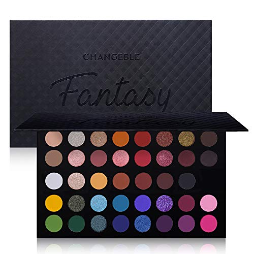CHANGEABLE Pro Eyeshadow Palette Matte Shimmer Make Up Eyeshadow Palette Pigmented Eye Shadow Powder Natural Colors Long Lasting Waterproof Makeup Pallet