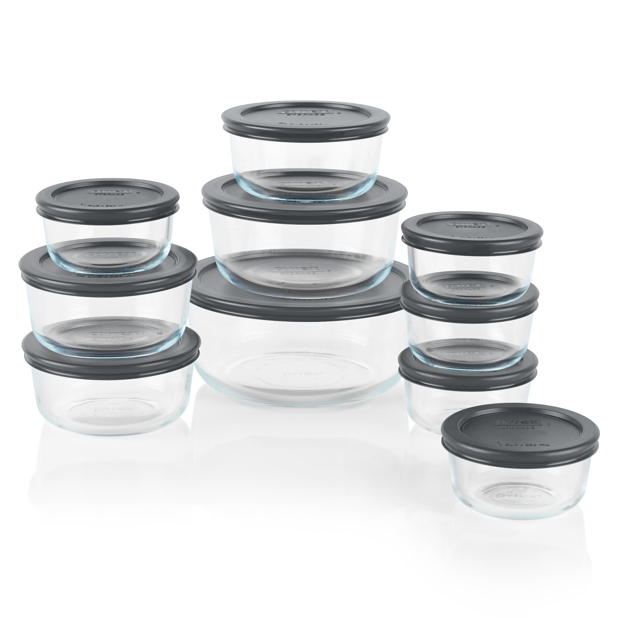 Simply Store 20-piece Set with Gray Lids