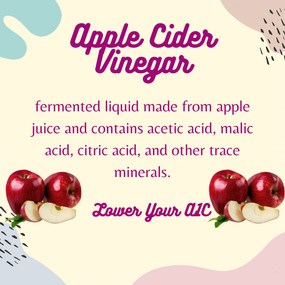 Apple Cider Vinegar Lower A1C